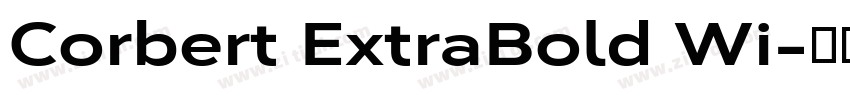 Corbert ExtraBold Wi字体转换